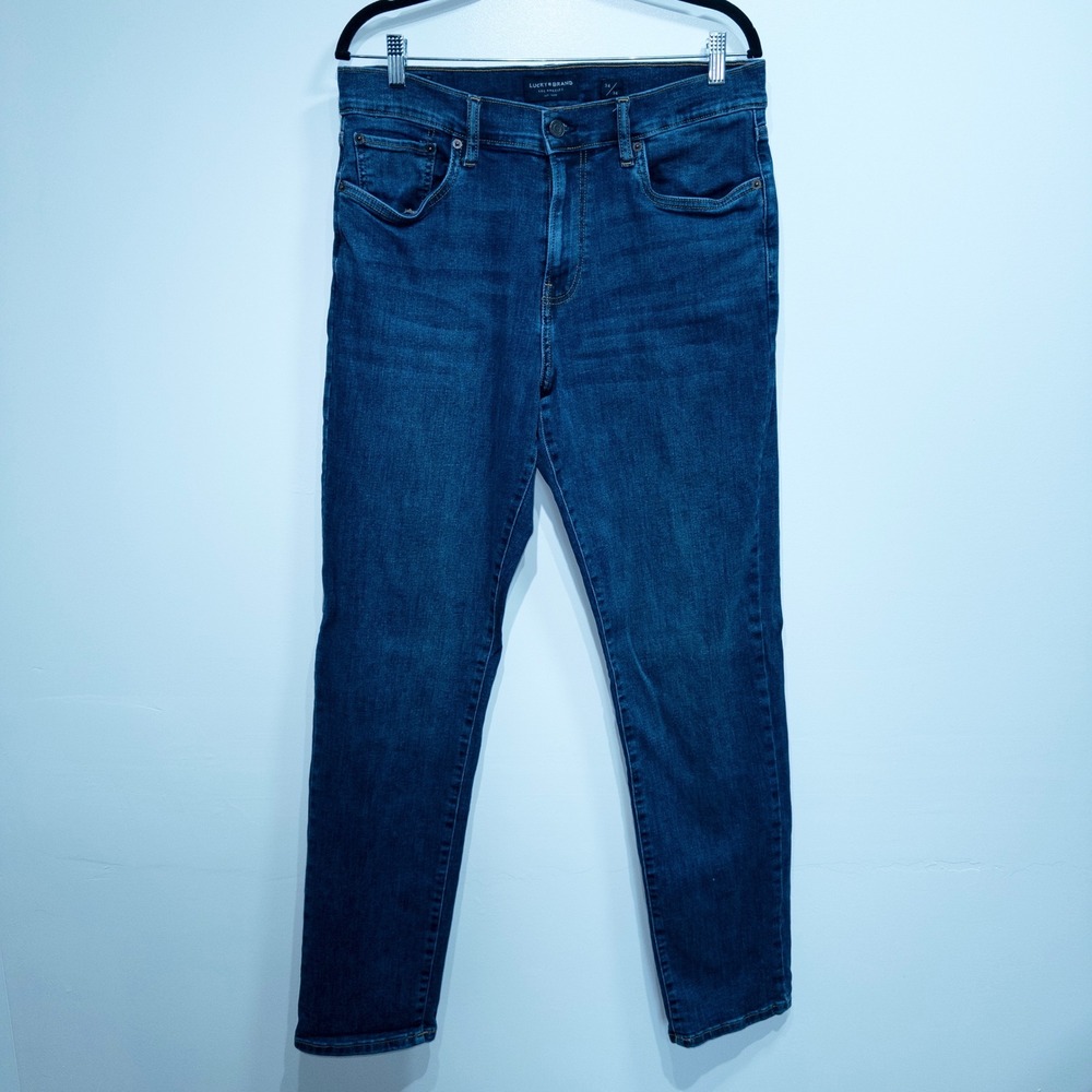 Lucky Brand Blue 412 Athletic Slim Jeans Size 34x34